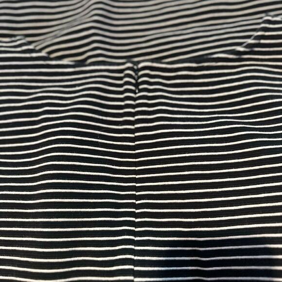 Talbots Black and White Striped Midi Dress - Picture 5 of 7